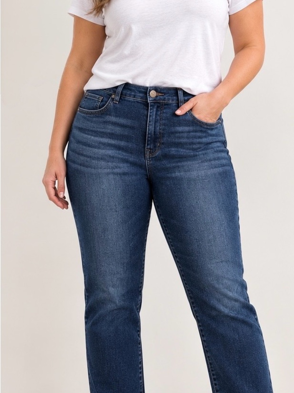1822 Denim Women's Dark Blue Skinny Jeans